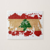 Puzzle Drapeau du Liban (Horizontal)