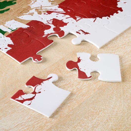 Puzzle Drapeau du Liban (Côté)