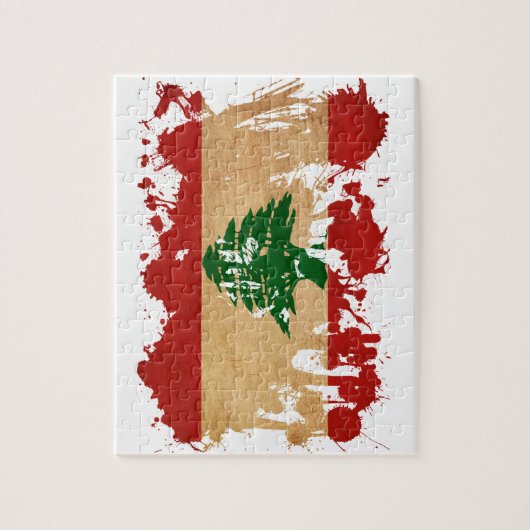 Puzzle Drapeau du Liban (Vertical)