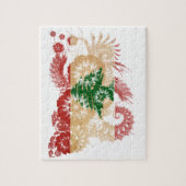 Puzzle Drapeau du Liban (Vertical)