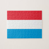 Puzzle Drapeau du Luxembourg (Horizontal)