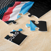 Puzzle Drapeau du Luxembourg (Côté)