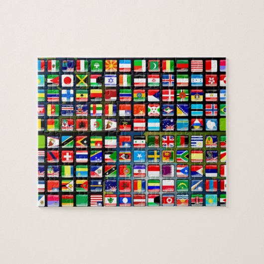 Puzzle Drapeau du monde (Horizontal)