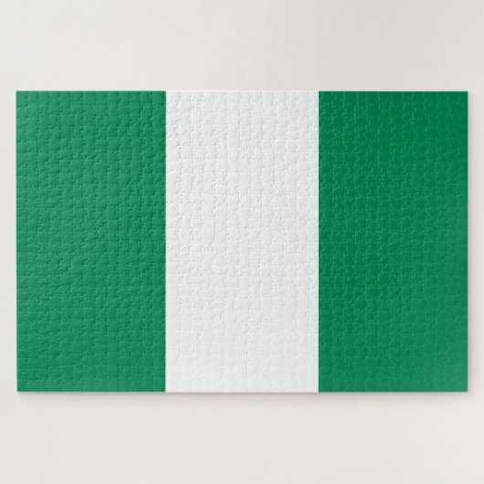 Puzzle Drapeau du Nigeria (Horizontal)