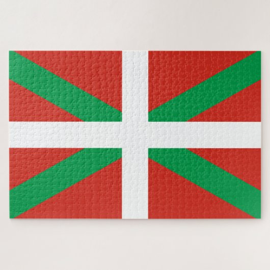 Puzzle Drapeau du Pays basque (Horizontal)