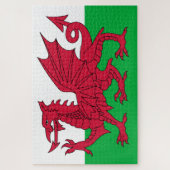 Puzzle Drapeau du Pays de Galles (Vertical)