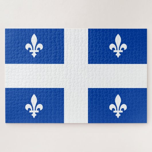 Puzzle Drapeau du Québec (Horizontal)