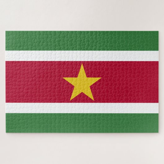 Puzzle Drapeau du Suriname (Horizontal)
