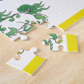 Puzzle drapeau du tibet (Côté)