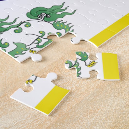 Puzzle drapeau du tibet (Côté)