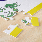 Puzzle Drapeau du Tibet libre (Côté)