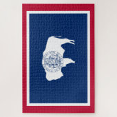 Puzzle Drapeau du Wyoming (Vertical)