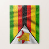 Puzzle Drapeau du Zimbabwe (Vertical)