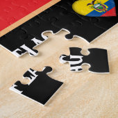 Puzzle Drapeau équatorien & pays équatorien / Equateur (Côté)