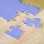 Puzzle Drapeau et carte de la Norvège (Côté)