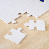 Puzzle Drapeau et carte de l'état de l'Indiana (Côté)