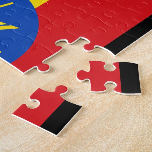 Puzzle Drapeau Éthiopie (Côté)