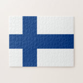 Puzzle Drapeau Finlande (Horizontal)