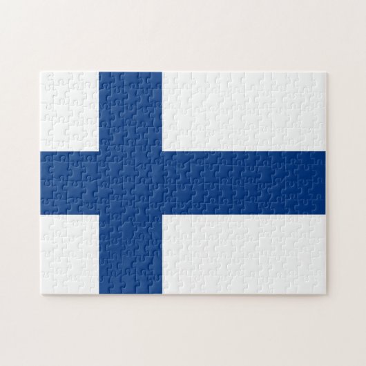 Puzzle Drapeau Finlande (Horizontal)