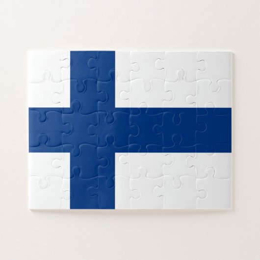 Puzzle Drapeau Finlande (Horizontal)