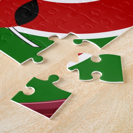 Puzzle Drapeau Fluid Kenyan : Un design moderne (Côté)