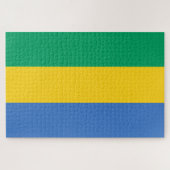 Puzzle Drapeau gabonais (Gabon) (Horizontal)