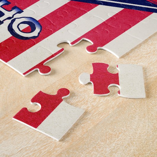 Puzzle Drapeau Idaho USA   (Côté)