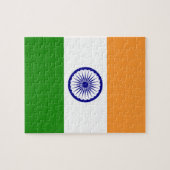 Puzzle Drapeau Indien - Image de haute qualité (Horizontal)