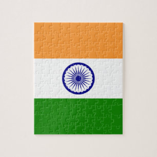 Puzzle Drapeau Indien - Image de haute qualité