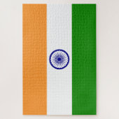 Puzzle Drapeau indien (Inde) (Pays d'Asie du Sud) (Bharat (Vertical)