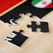 Puzzle Drapeau iranien & Iran / Iran (Côté)