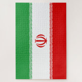 Puzzle Drapeau iranien (Iran) (Persan) (Vertical)