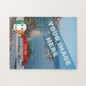 Puzzle Drapeau irlandais de sourire rond (Horizontal)
