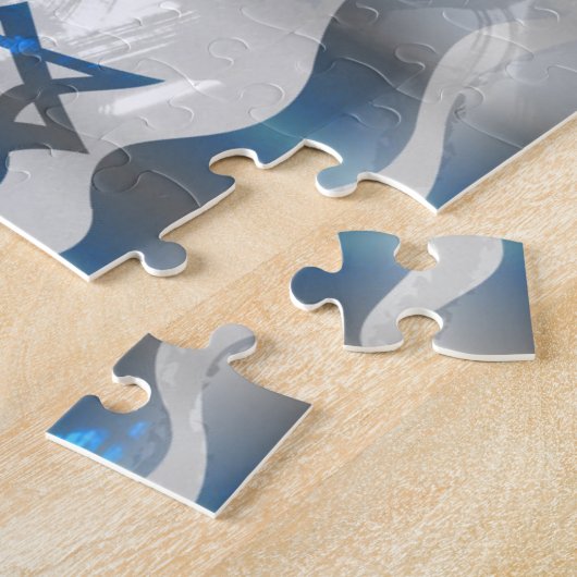 Puzzle Drapeau israélien 30 pièces (Côté)