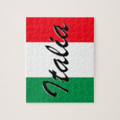 Puzzle Drapeau Italia - Haute Qualité (Vertical)