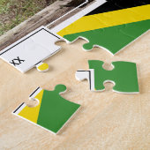 Puzzle Drapeau JAMAICA| Photo (Côté)