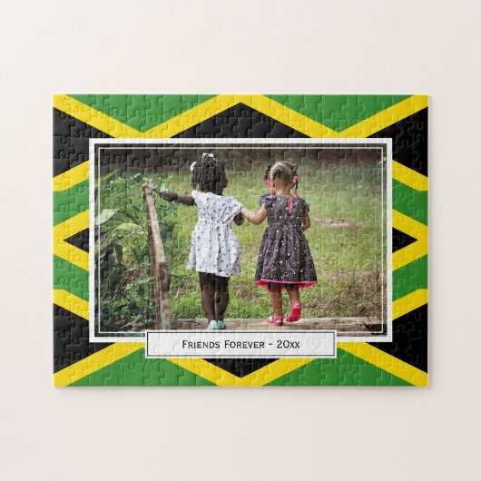 Puzzle Drapeau JAMAICA| Photo (Horizontal)