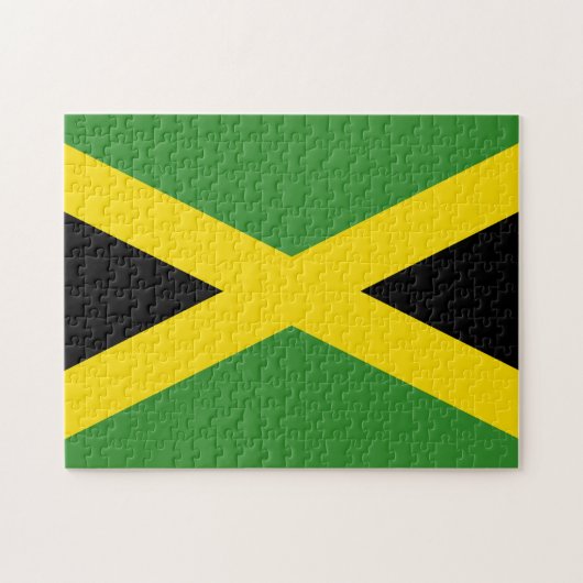 Puzzle Drapeau jamaïcain (Horizontal)