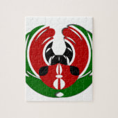 Puzzle Drapeau kényan (Vertical)