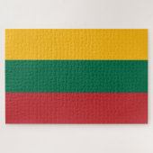 Puzzle Drapeau lituanien (Lituanie) (Horizontal)