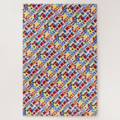 Puzzle Drapeau marin coloré Motif Nautique difficile (Vertical)