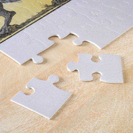 Puzzle Drapeau maritime avec l'emblème de griffon (Côté)