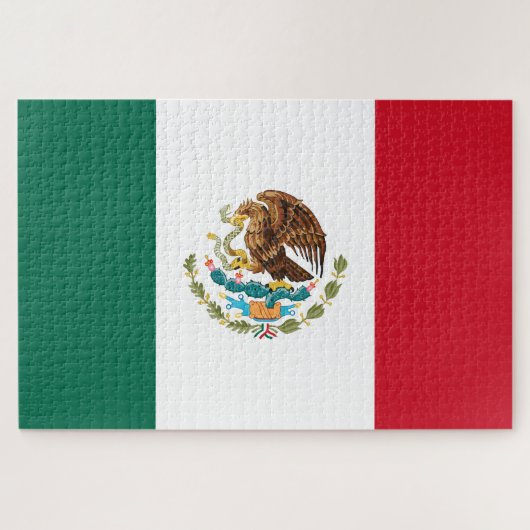 Puzzle Drapeau Mexicain - Drapeau du Mexique (Horizontal)