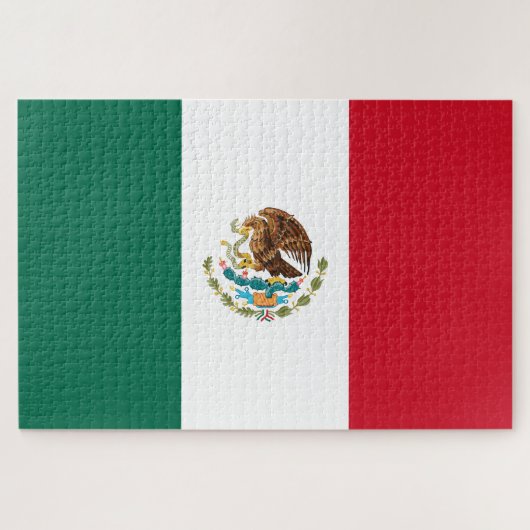 Puzzle Drapeau mexicain (Mexique) (Horizontal)