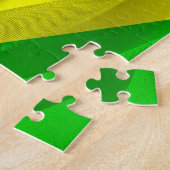 Puzzle Drapeau national de Jamaïque. (Côté)