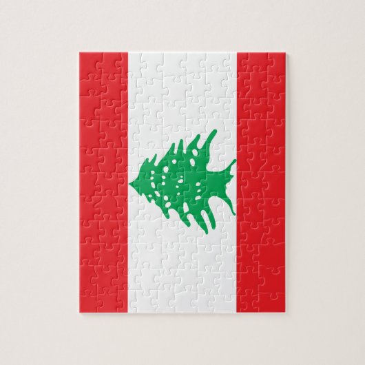 Puzzle Drapeau national du Liban (Vertical)