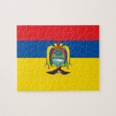 Puzzle Drapeau national du monde de l'Equateur (Horizontal)