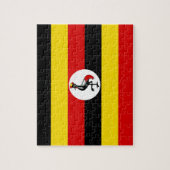 Puzzle Drapeau national du monde de l'Ouganda (Vertical)