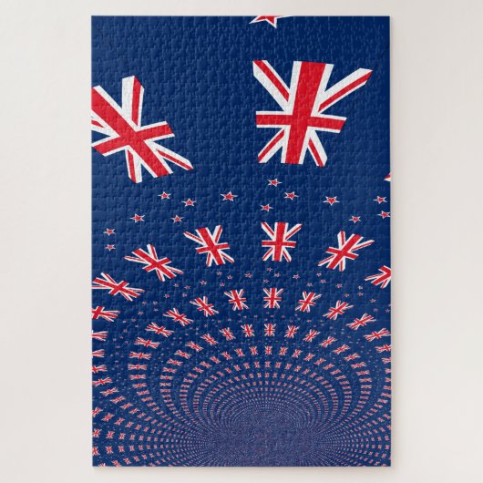Puzzle Drapeau néo-zélandais (Vertical)