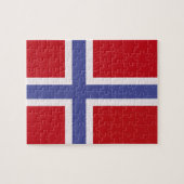 Puzzle Drapeau norvégien (Horizontal)